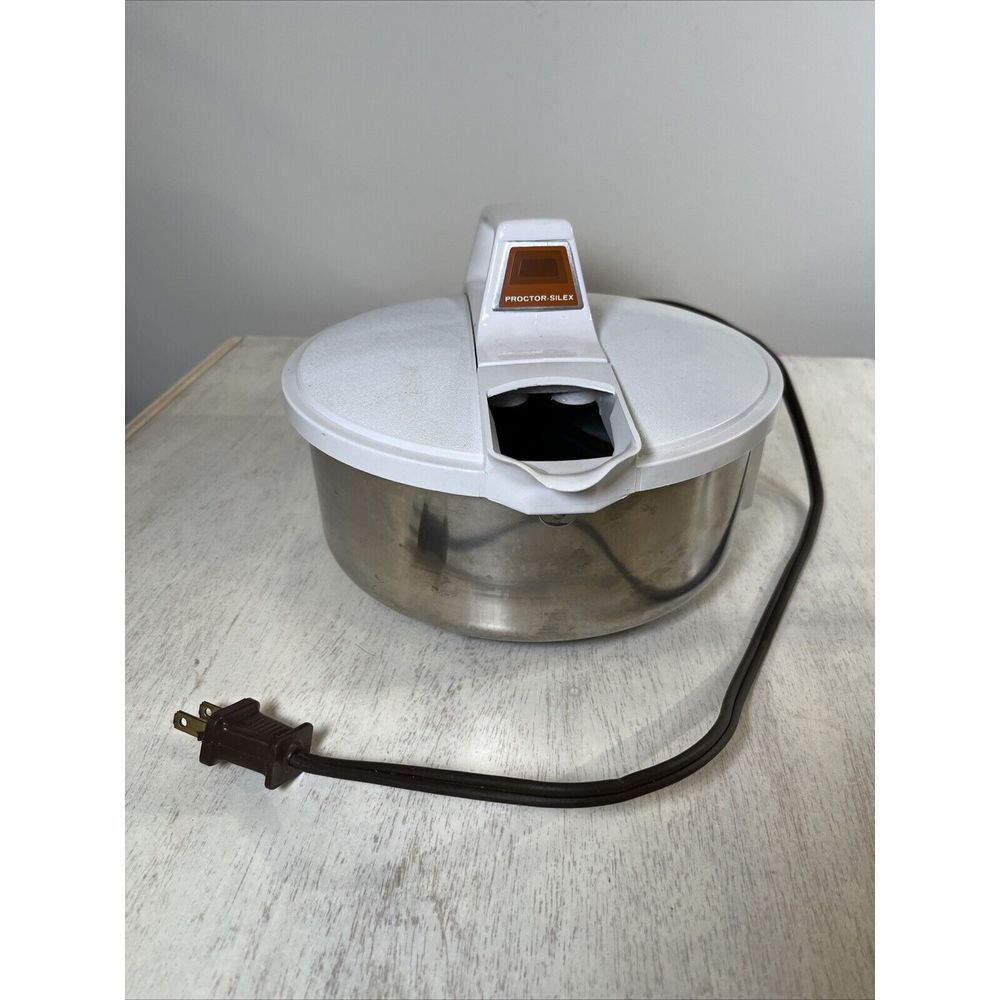 Proctor Silex Deluxe Vintage 8 Cup Electric Kettle K30W 1500 Watt 120 V Works!‎